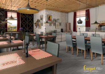 Corpet Dekor Silbereiche - Klickvinyl, 0,3mm, 2,61m²/Paket